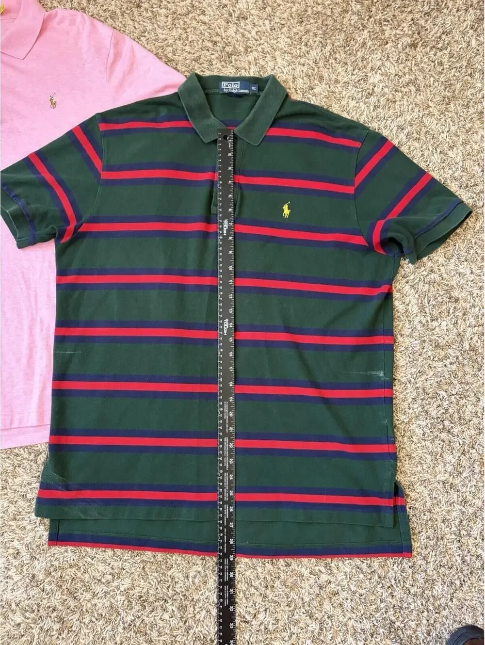 Lot of 2 - Polo Ralph Lauren Men’s Size XL Polo Shirts Cotton Short Sleeve Pony